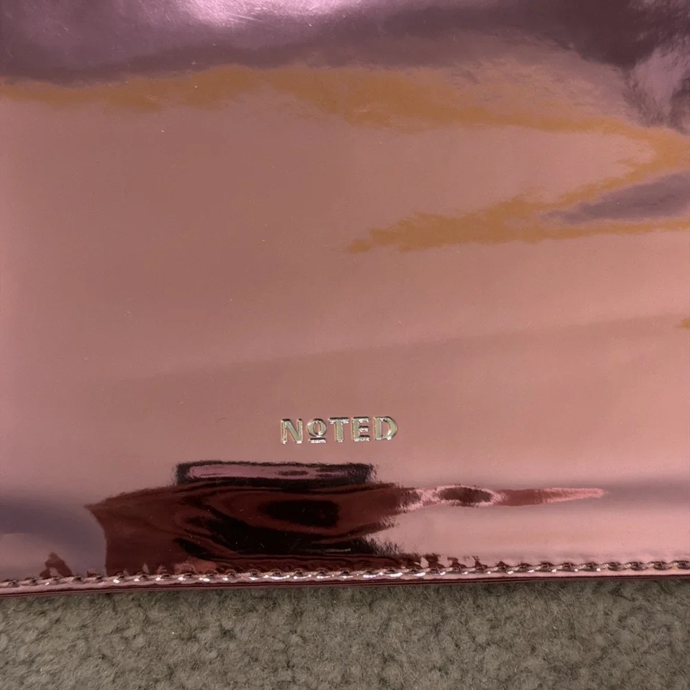 Noted by Post-it Zip Top Metallic Pen Pouch ~ Pink